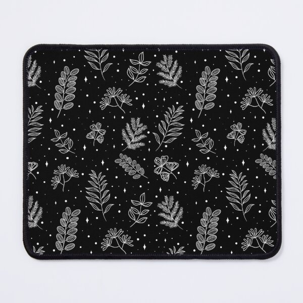 Item preview, Black and White Leaves Pattern designed and sold by Linexy.