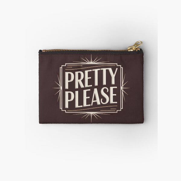 Item preview, Pretty Please Elegant Art Deco Typography designed and sold by Meivelle.