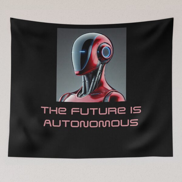 Item preview, Powered by AI Robot Design Futuristic Artificial Intelligence Tech Aesthetic Machine Learning Cyberpunk Graphic designed and sold by TEEJAMBOREE.