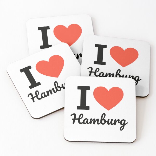 Item preview, I Love Hamburg | Germany City Typography | Harbor Life, Culture & Urban Waterfront Design designed and sold by PaintedPixels01.