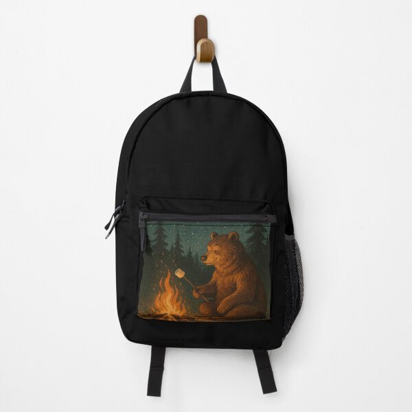Item preview, Camping Bear – Cozy Campfire Night Design designed and sold by Dogandesighn.