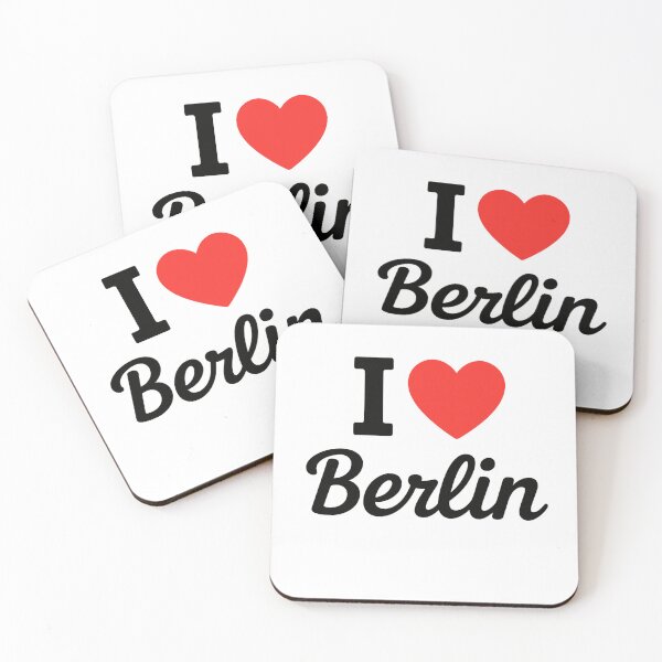 Item preview, I Love Berlin | Germany Capital Typography | History, Culture & Urban Street Art Design designed and sold by PaintedPixels01.