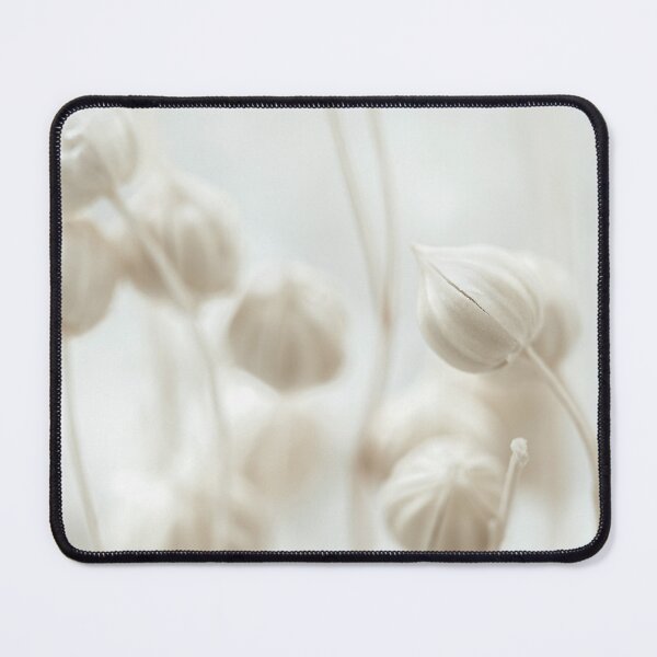 Item preview, White dried flower buds macro texture designed and sold by TanalyFlowers.