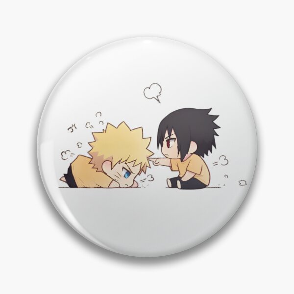 Item preview, Naruto & Sasuke Chibi Rivals | Cute Naruto Anime Best Friends Fan Art designed and sold by Dyan4.