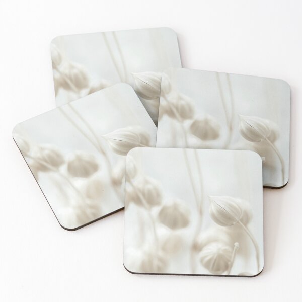Item preview,  White dried flower buds macro texture designed and sold by TanalyFlowers.