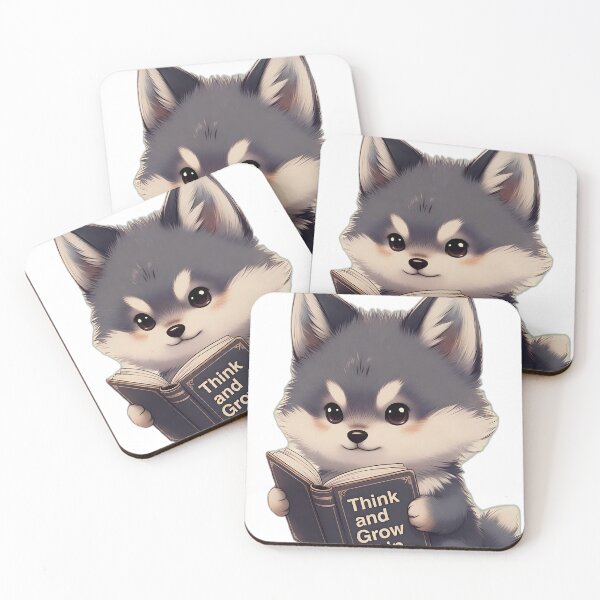 Item preview, Wolf reading book How to get Drip designed and sold by FreaksSociety.