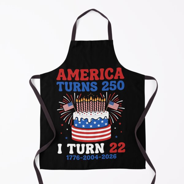 Item preview, America Turns 250 I Turn 22 1776-2004-2026 Patriotic Twenty Two Birthday United States designed and sold by SofenArt.