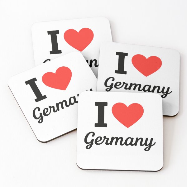 Item preview, I Love Germany | National Pride Typography | Culture, History & Modern European Lifestyle Design designed and sold by PaintedPixels01.