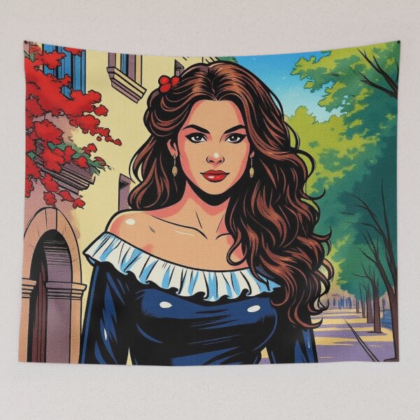 Item preview, Lederbraun Dame in Spanien designed and sold by pjd94.