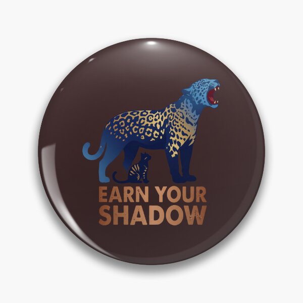 Item preview, Earn Your Shadow - Inner Panther Cat Motivation designed and sold by veloramode.