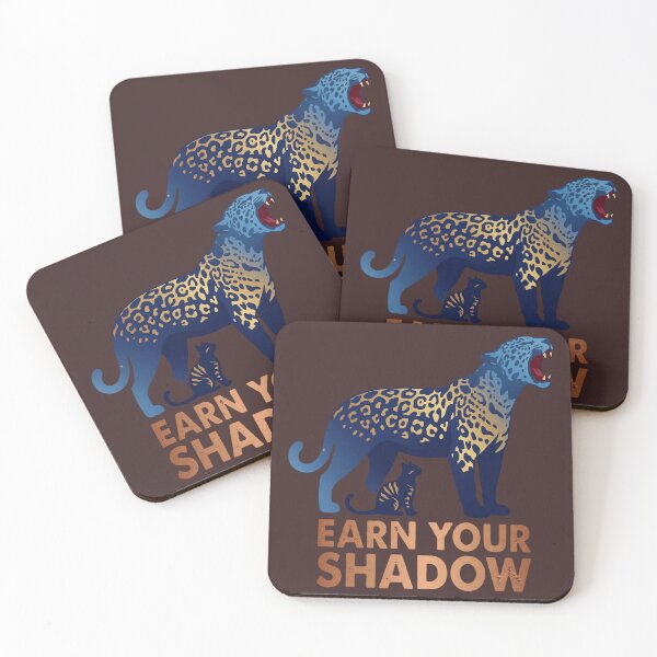 Item preview, Earn Your Shadow - Inner Panther Cat Motivation designed and sold by veloramode.