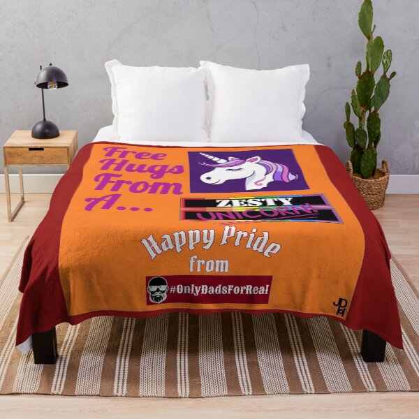 Item preview, Free Hugs Zesty Unicorn (Orange) *More Colors Available in Collection designed and sold by OnlyDadsForReal.