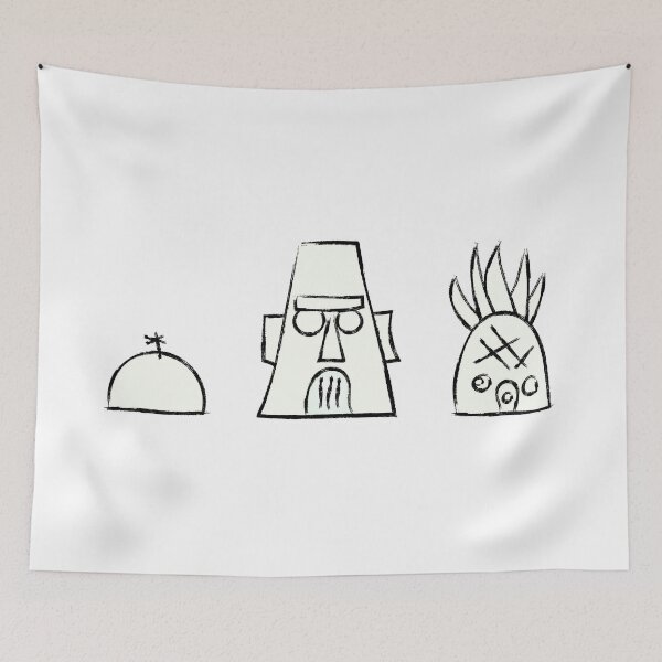 Item preview, Sponge Bob House, Squidward House, Patrick House, Doodle house designed and sold by DibujandoPorfa.