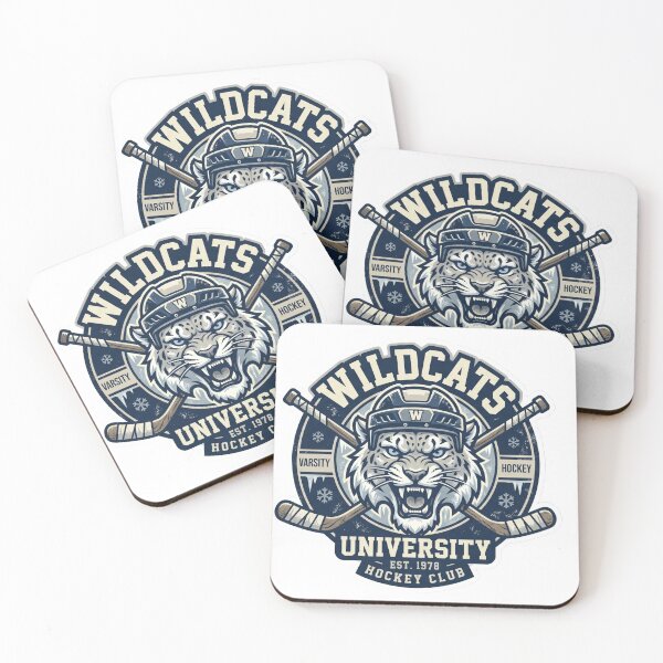 Item preview, Retro Off Campus Hockey Sticker designed and sold by atwalstore1992.