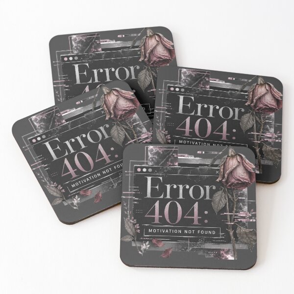 Item preview, Error 404 Motivation Not Found designed and sold by tmoca.