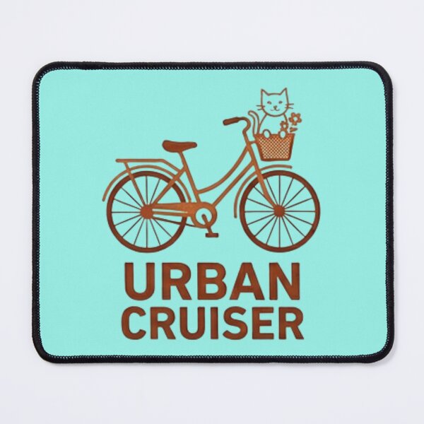 Item preview, Funny Cat Gift Urban Cruiser Cat In Bicycle Basket Cat Lover Shirt Cycling Cat Gift Cat Mom Gift designed and sold by Dev Mode.