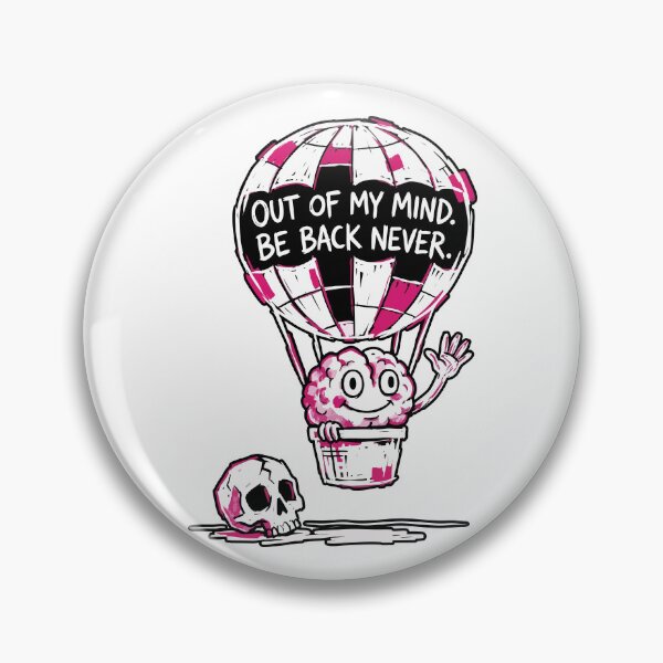 Item preview, Out of My Mind Be Back Never Funny Brain designed and sold by XYZ LAB by Jesuperman.
