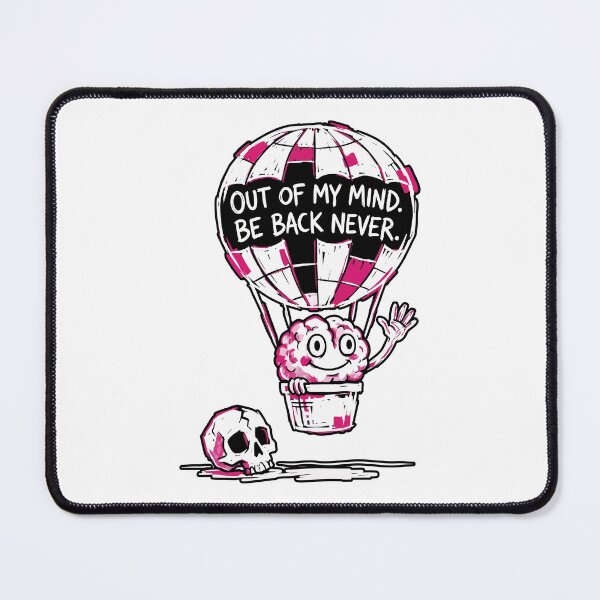 Item preview, Out of My Mind Be Back Never Funny Brain designed and sold by XYZ LAB by Jesuperman.