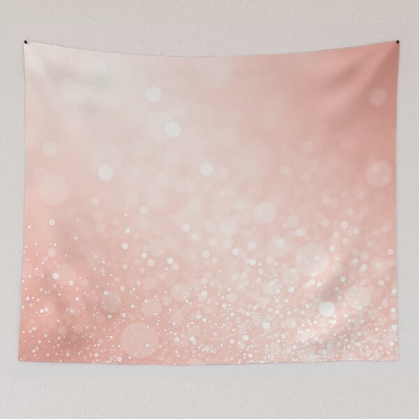 Item preview, Dreamy Pink Glittery Bokeh Gradient Background with Soft Sparkles designed and sold by IntelliMindDesigns.