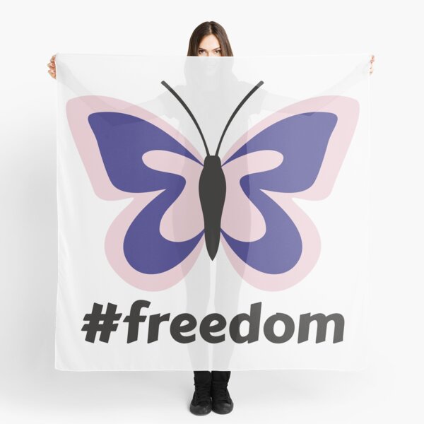 The Violet Butterfly #freedom Scarf