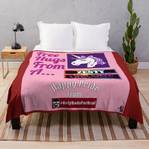 Item preview, Free Hugs Zesty Unicorn (Pink) *More Colors Available in Collection designed and sold by OnlyDadsForReal.