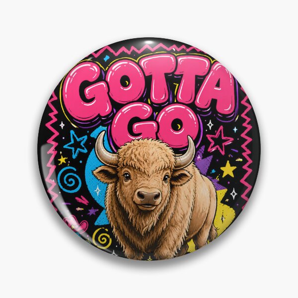 Item preview, Buffalo Graphic , Funny Gotta Go Tee, Trendy Western Bison T-Shirt, Cowgirl  designed and sold by THREE LITTLE BEANS.