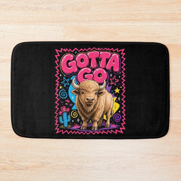 Item preview, Buffalo Graphic , Funny Gotta Go Tee, Trendy Western Bison T-Shirt, Cowgirl  designed and sold by THREE LITTLE BEANS.