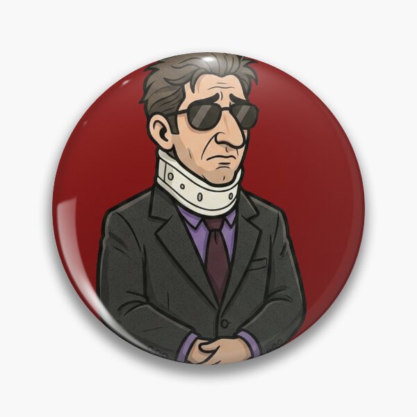 Item preview, The Sopranos Family Cuties - Christopher "!@$%' Airbag" Sticker designed and sold by CleverCulture.