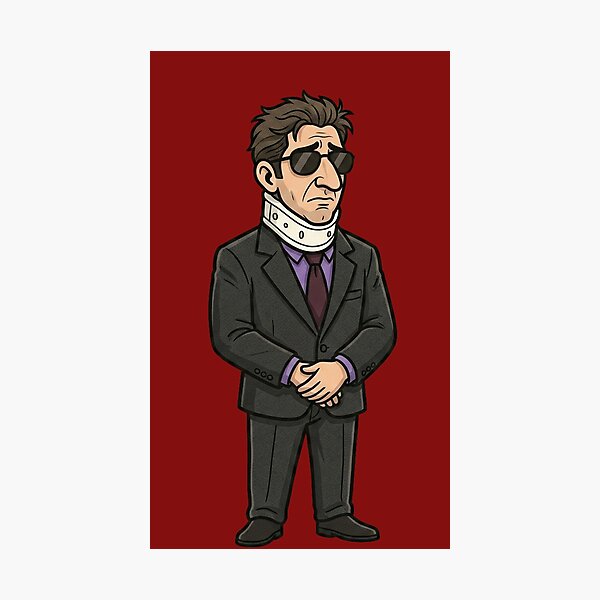 Item preview, The Sopranos Family Cuties - Christopher "!@$%' Airbag" Sticker designed and sold by CleverCulture.
