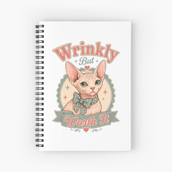 Item preview, Wrinkly But Worth It Sphynx Cat designed and sold by INVITOARTE.