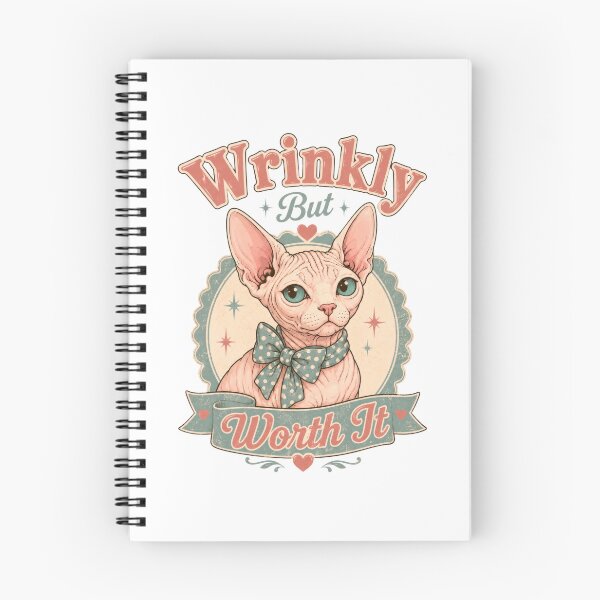 Item preview, Wrinkly But Worth It Sphynx Cat designed and sold by INVITOARTE.