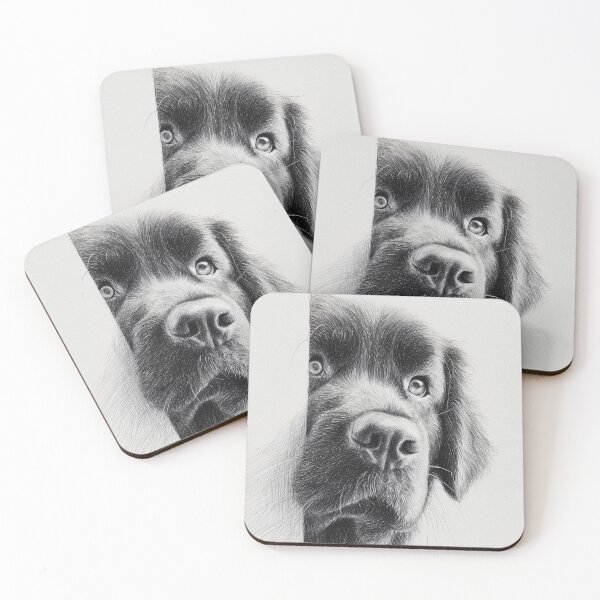 Item preview, Curious Newfoundland dog Peeking designed and sold by lautir.