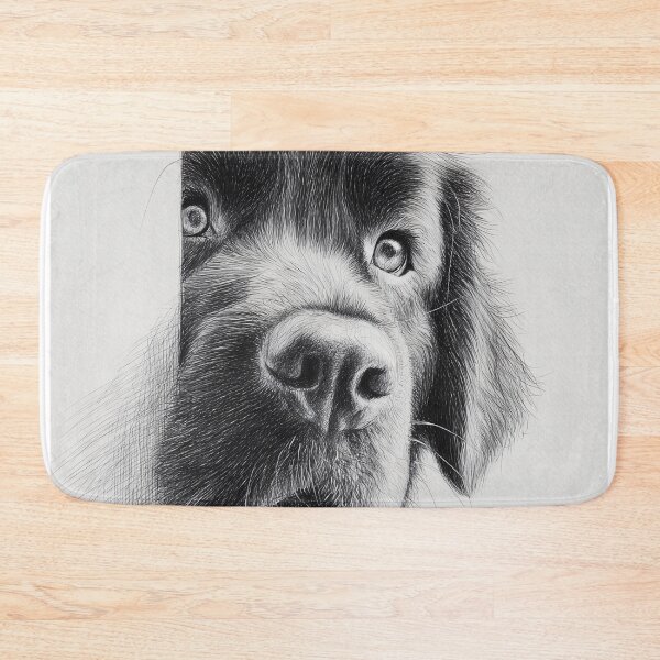 Item preview, Curious Newfoundland dog Peeking designed and sold by lautir.