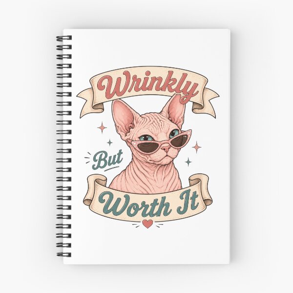 Item preview, Wrinkly But Worth It Sphynx Cat designed and sold by INVITOARTE.