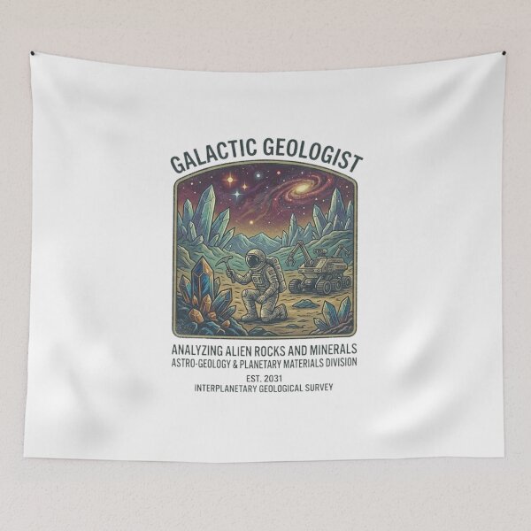 Item preview, Galactic Geologist Alien Rocks Shirt – Astro Geology Space Mining T-Shirt designed and sold by Baby Adee Collective.