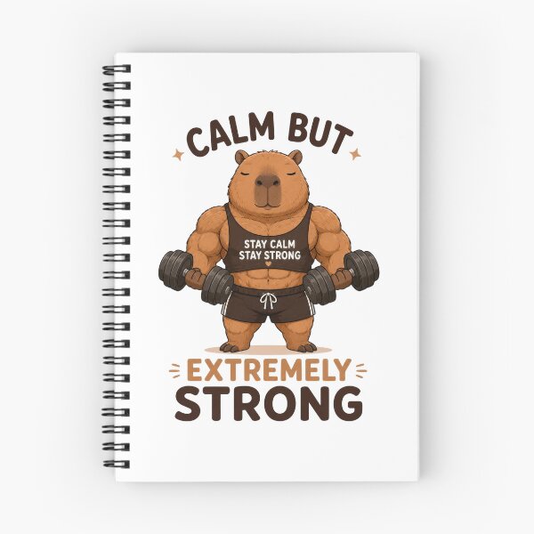 Item preview, Calm But Extremely Strong Capybara designed and sold by INVITOARTE.