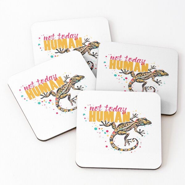 Item preview, Not Today Human - Colorful Lizard Art designed and sold by ArtdeGwo.