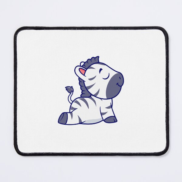 Item preview, Cute Baby Zebra Doing Yoga Cobra Pose Cartoon designed and sold by Ayaka Ayaka.