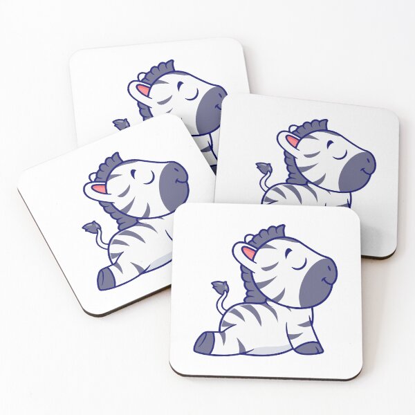 Item preview, Cute Baby Zebra Doing Yoga Cobra Pose Cartoon designed and sold by Ayaka Ayaka.