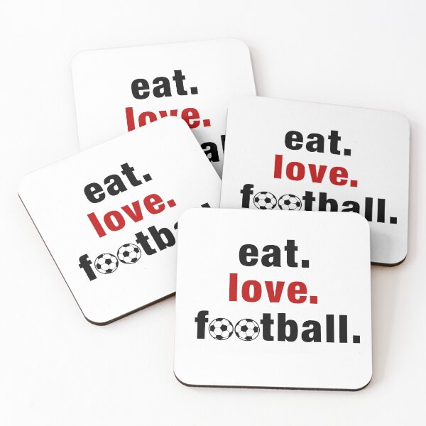 Item preview, Eat Love Football - Soccer Sport Fan Quote designed and sold by katemaxi.