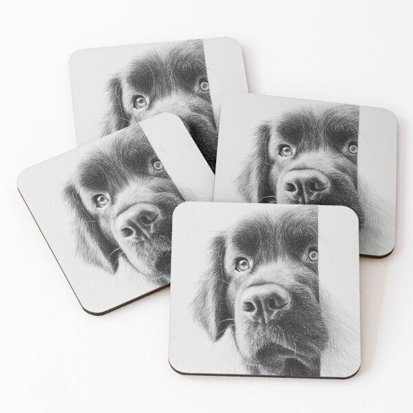 Item preview, Curious Peeking Newfoundland dog designed and sold by lautir.