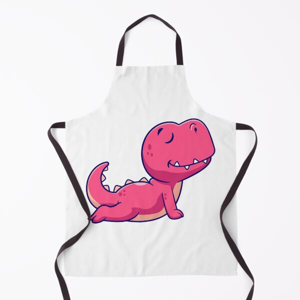 Item preview, Cute Baby Pink Dinosaur Yoga Cobra Pose Cartoon designed and sold by Ayaka Ayaka.