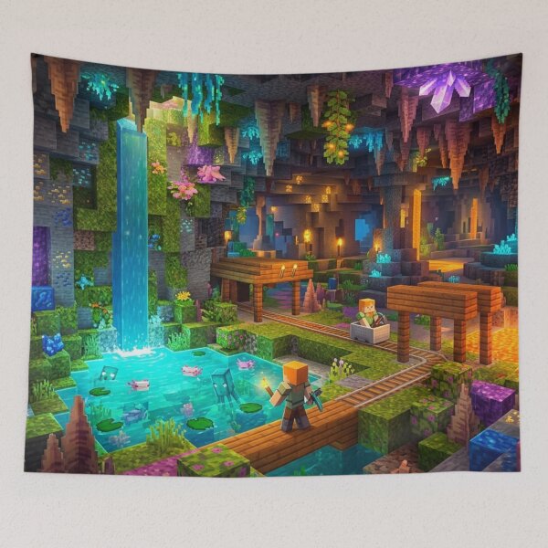 Item preview, Vibrant Cavern designed and sold by The King's general goods.
