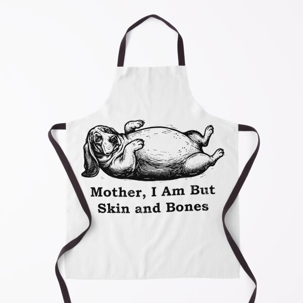 Item preview, Funny Basset Hound Skin and Bones Dog Humor designed and sold by d247.