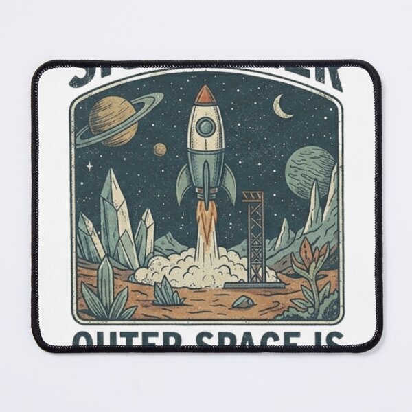 Item preview, Solar System Sightseer Shirt – Retro Rocket Space Travel Astronaut T-Shirt designed and sold by Baby Adee Collective.