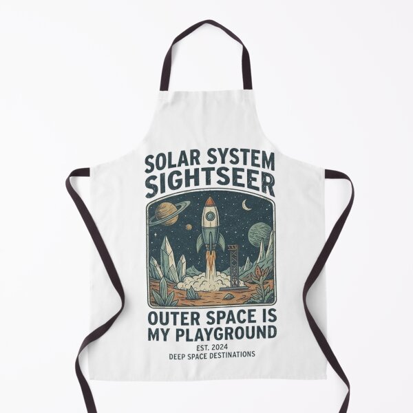 Item preview, Solar System Sightseer Shirt – Retro Rocket Space Travel Astronaut T-Shirt designed and sold by Baby Adee Collective.