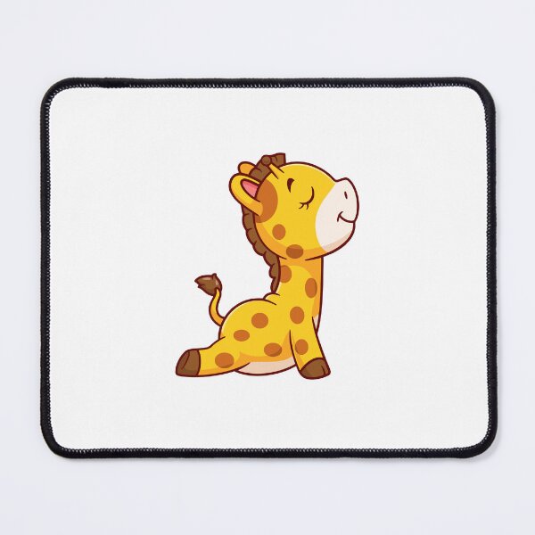 Item preview, Cute Baby Giraffe Doing Yoga Cobra Pose Cartoon designed and sold by Ayaka Ayaka.
