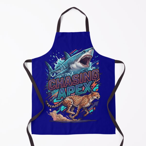 Item preview, Chasing Apex Predator - Great White Shark and Cheetah Motivation designed and sold by veloramode.