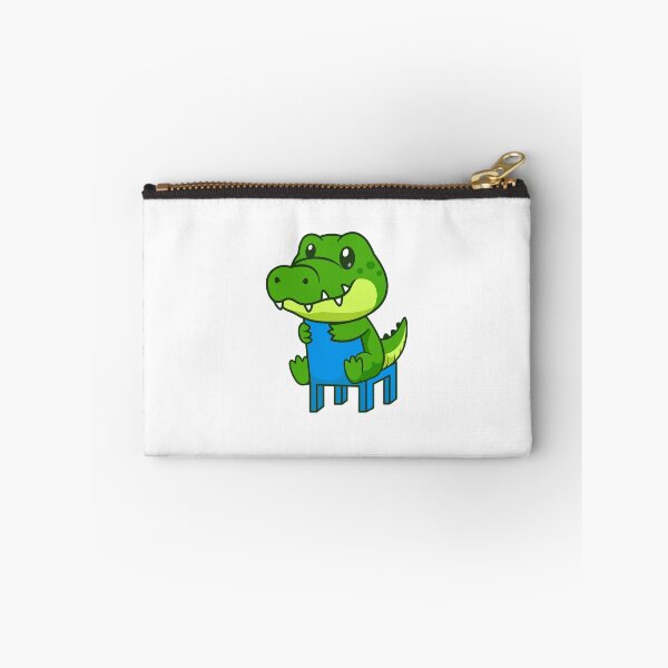 Aperçu de l'œuvre Bébé crocodile mignon assis sur une chaise bleue (dessin animé) créée et vendue par Ayaka Ayaka.