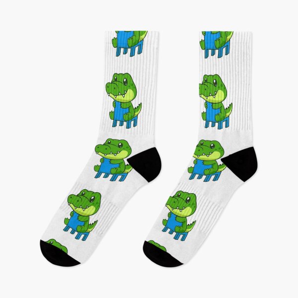 Item preview, Cute Baby Crocodile Sitting on a Blue Chair Cartoon designed and sold by Ayaka Ayaka.